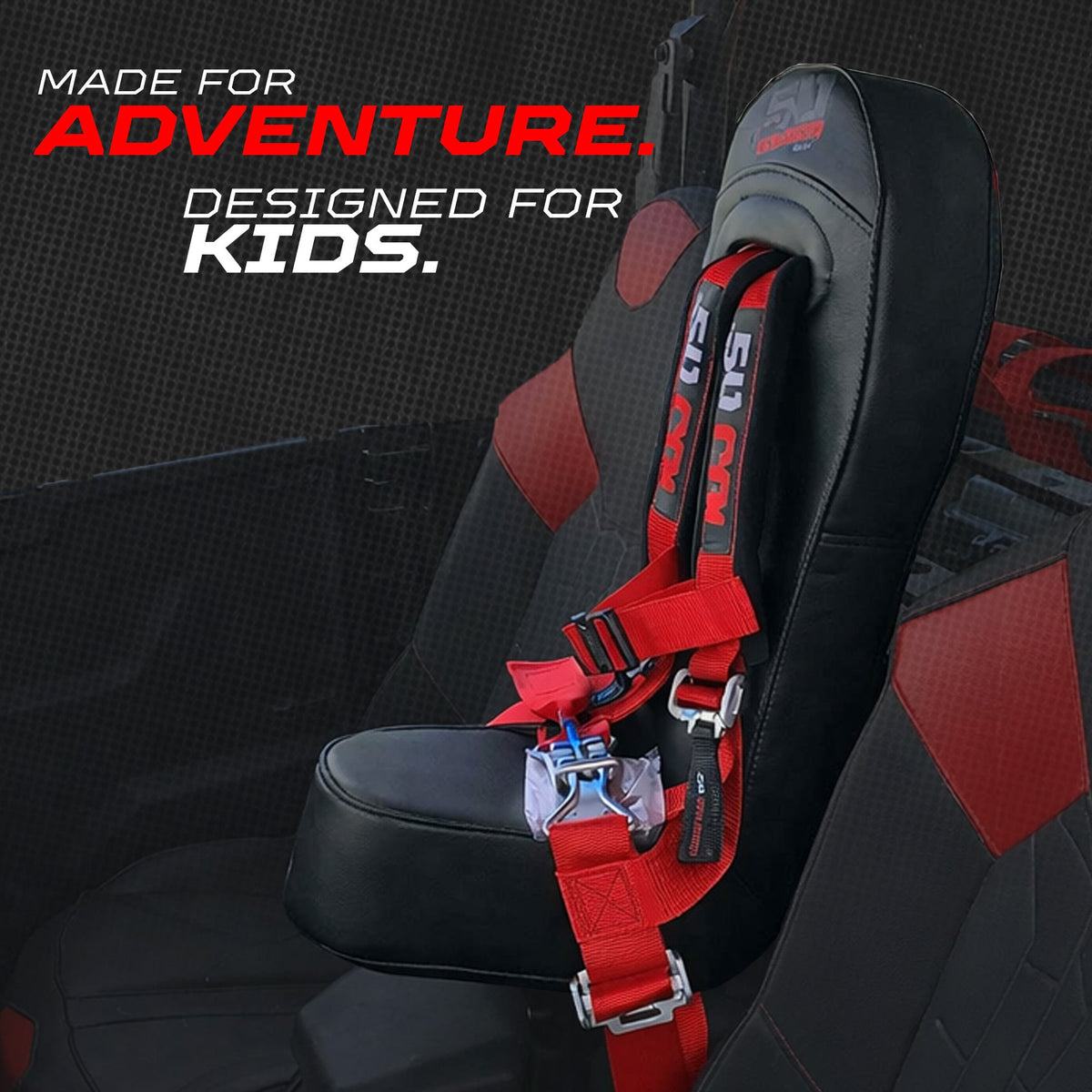 Can-Am Maverick X3 Bump Seat with Harness by 50 Caliber Racing