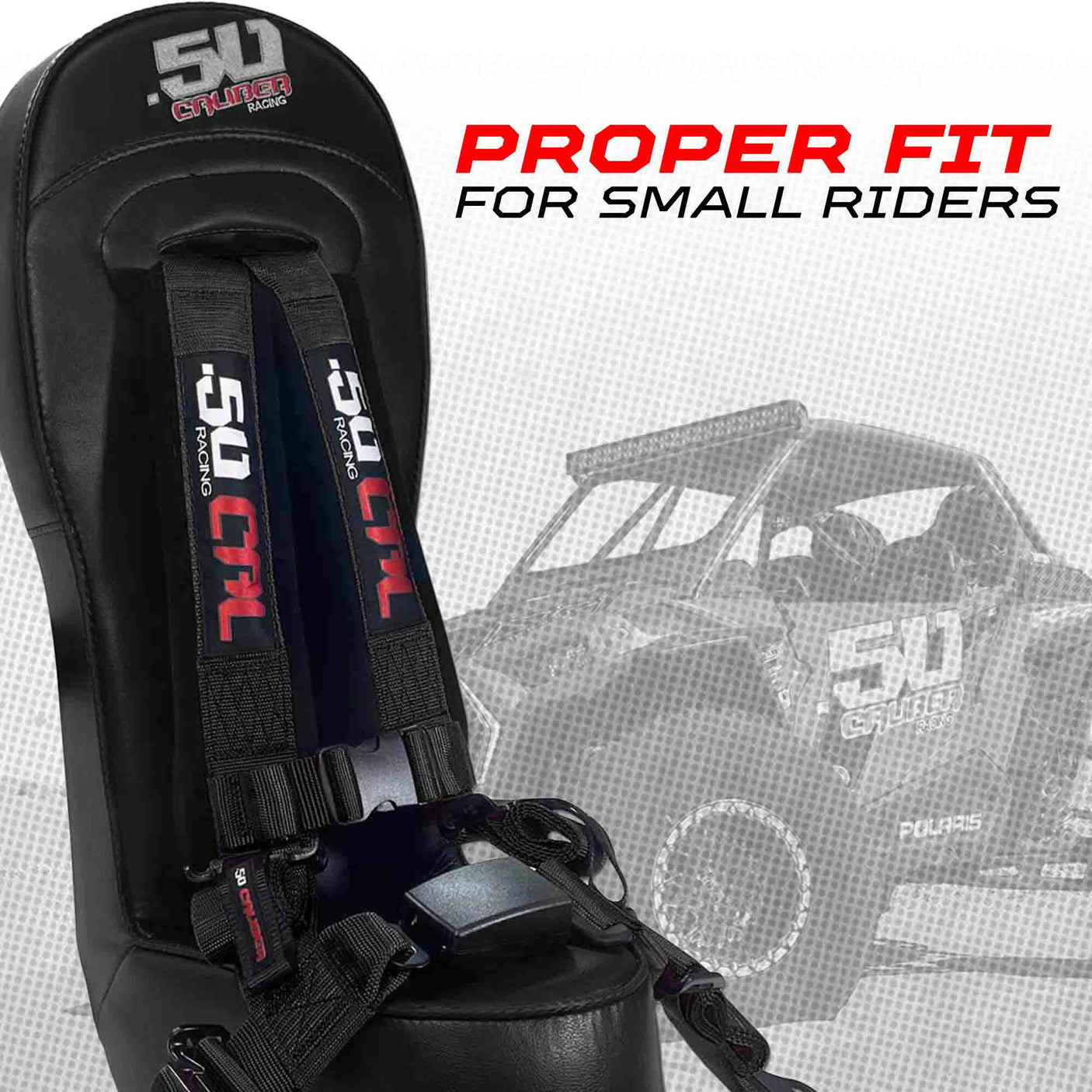 Polaris General Bump Seat with Harness
