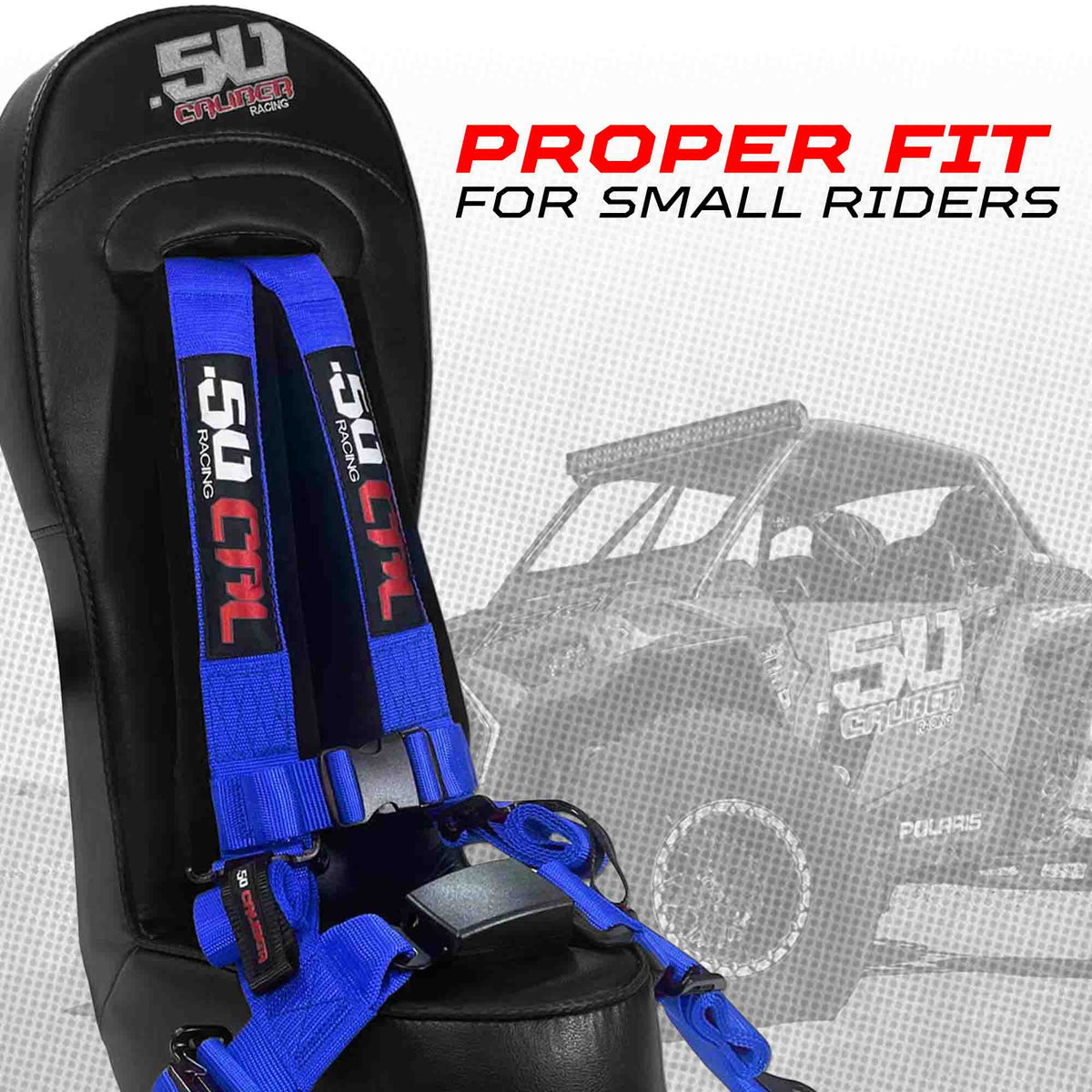 Can-Am Maverick X3 Bump Seat with Harness by 50 Caliber Racing