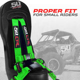 Kawasaki Teryx4 Rear Bump Seat with Safety Harness Kit