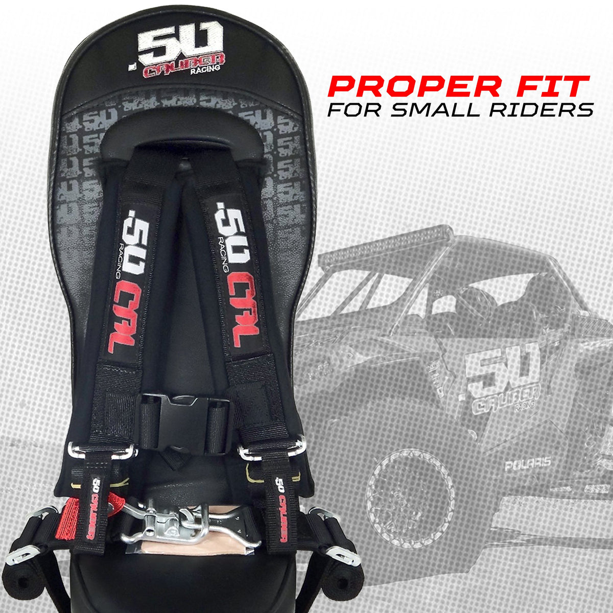 Can-Am Maverick X3 Bump Seat with Harness by 50 Caliber Racing