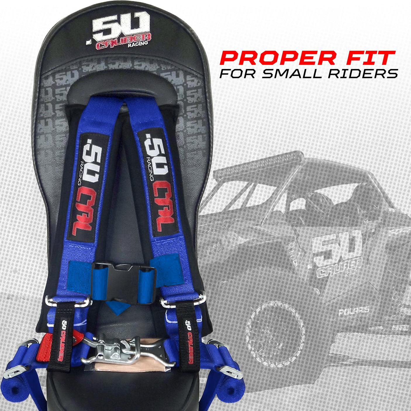 Can-Am Maverick X3 Bump Seat with Harness by 50 Caliber Racing