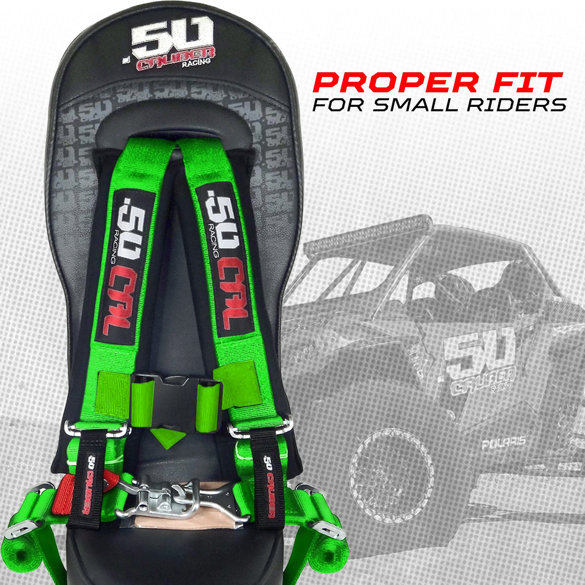 Can-Am Maverick X3 Bump Seat with Harness by 50 Caliber Racing