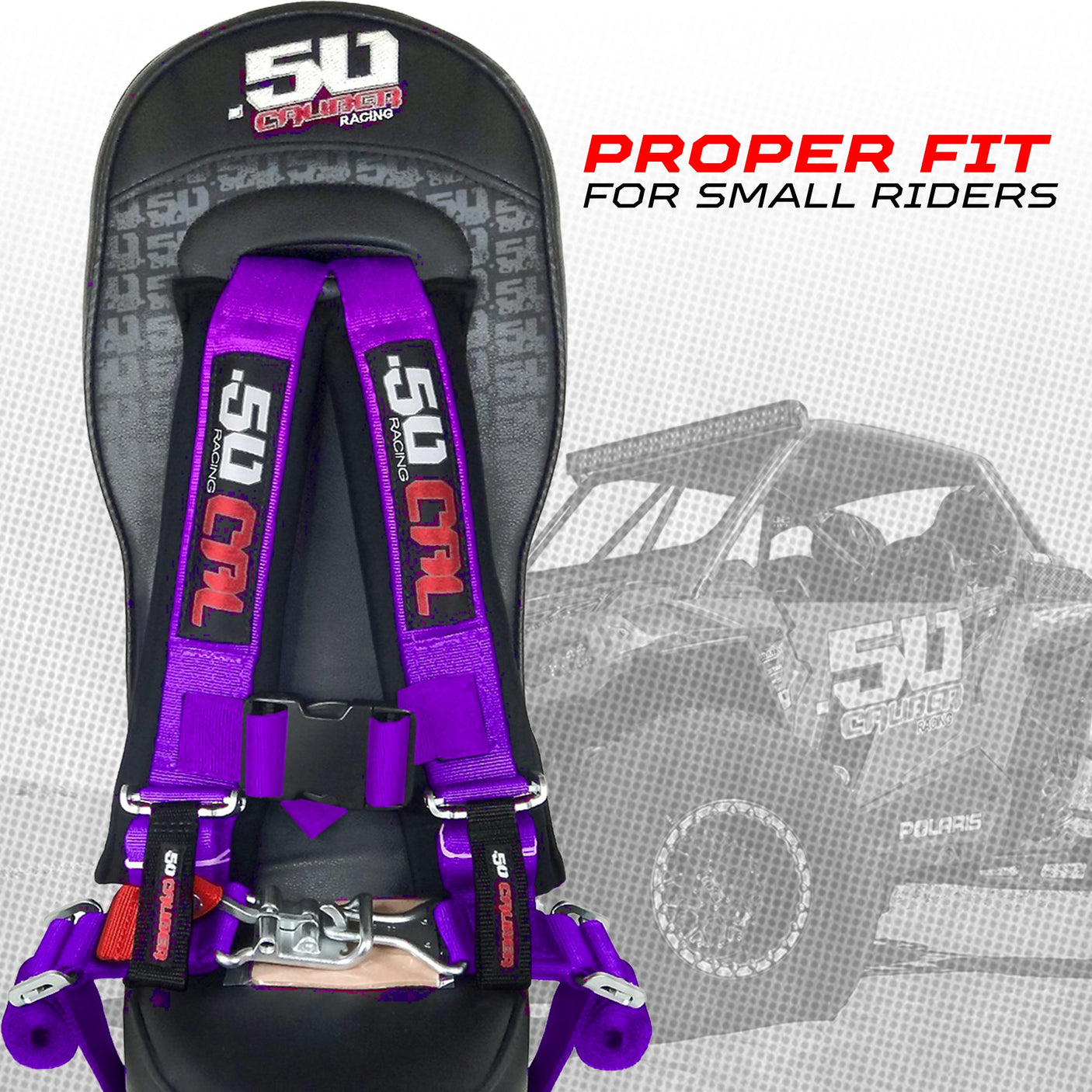 Can-Am Maverick X3 Bump Seat with Harness by 50 Caliber Racing