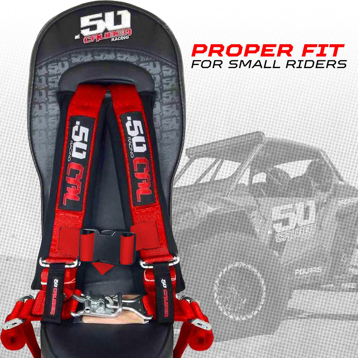 Polaris General Bump Seat with Harness