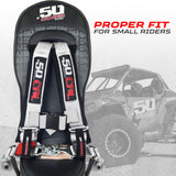 Can-Am Maverick X3 Bump Seat with Harness by 50 Caliber Racing