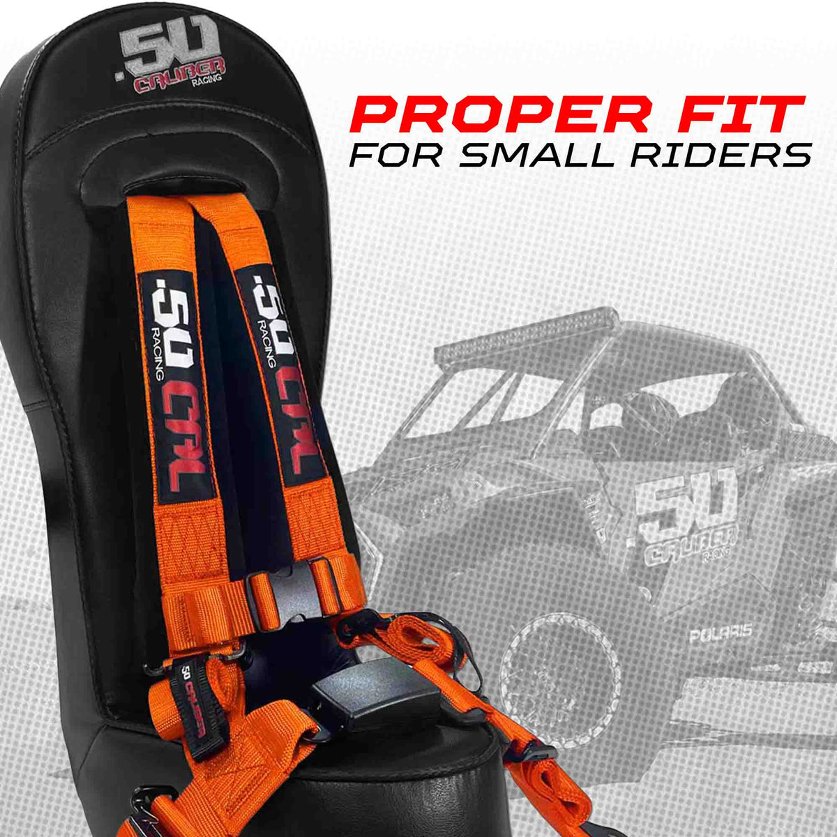 Can-Am Maverick X3 Bump Seat with Harness by 50 Caliber Racing