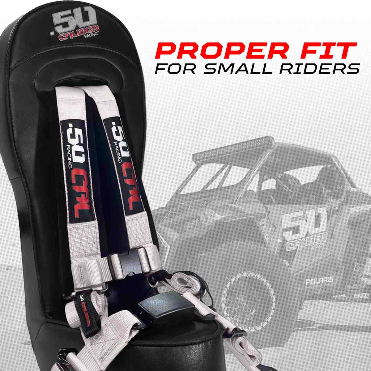 Can-Am Maverick X3 Bump Seat with Harness by 50 Caliber Racing