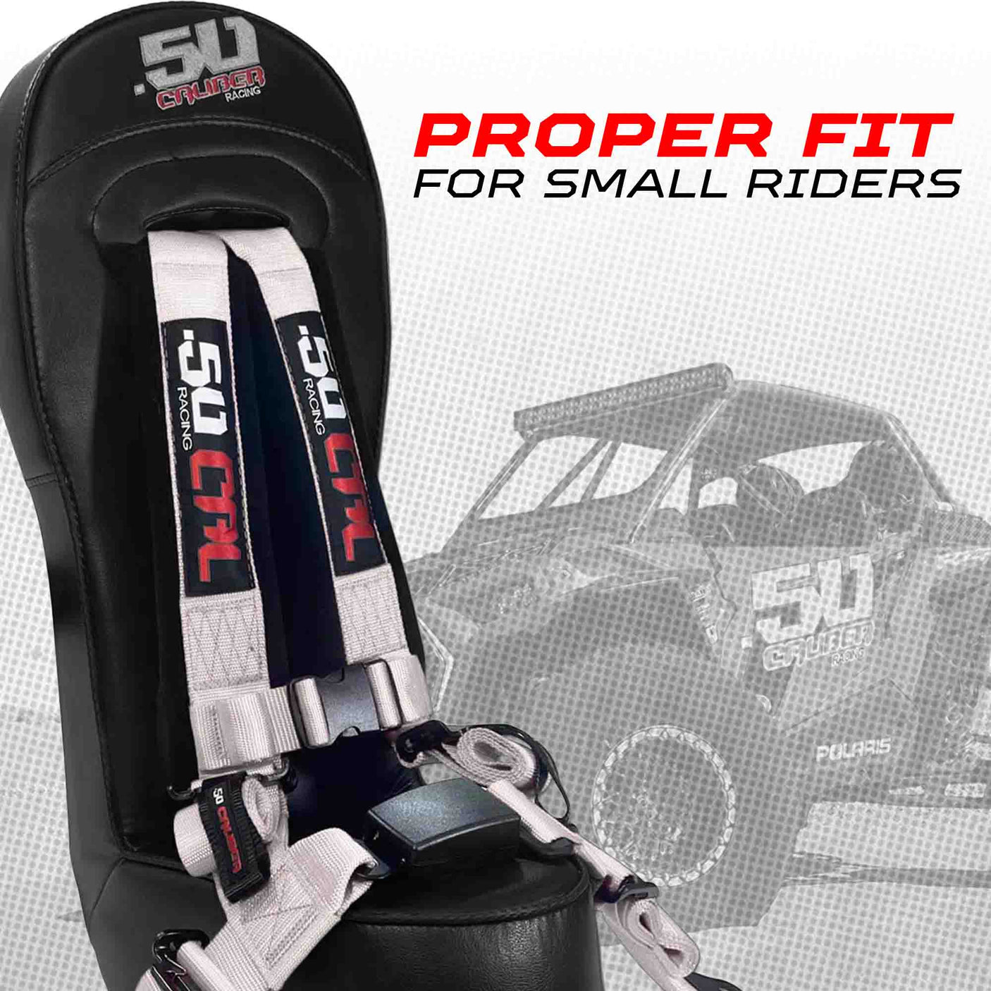 Polaris General Bump Seat with Harness