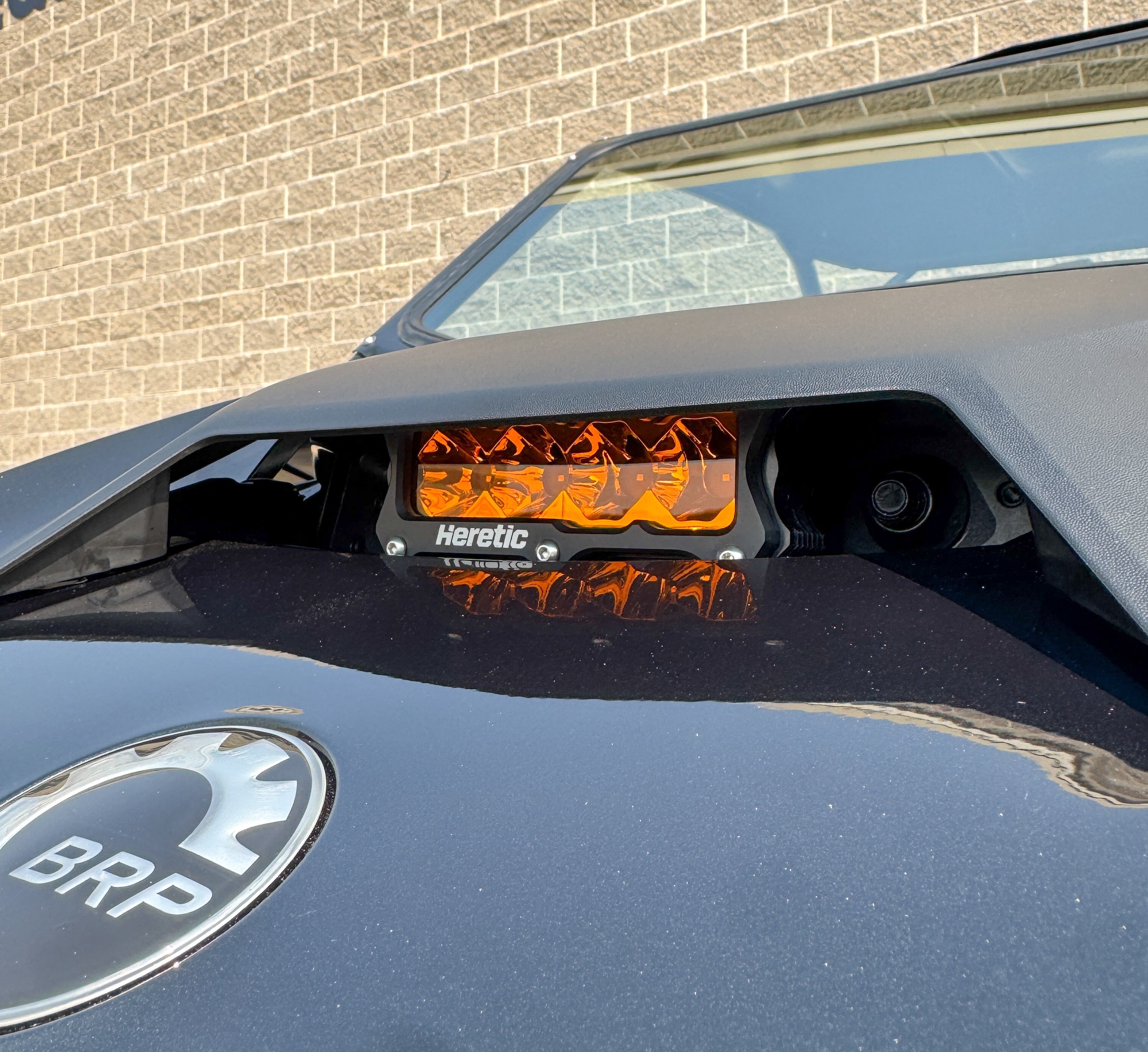 Photo of Can Am Maverick R BA-4 Hood Scoop LED Light Bar by Heretic Studio Dealer Portal - Premium UTV Headlights for UTVs / Side by Sides