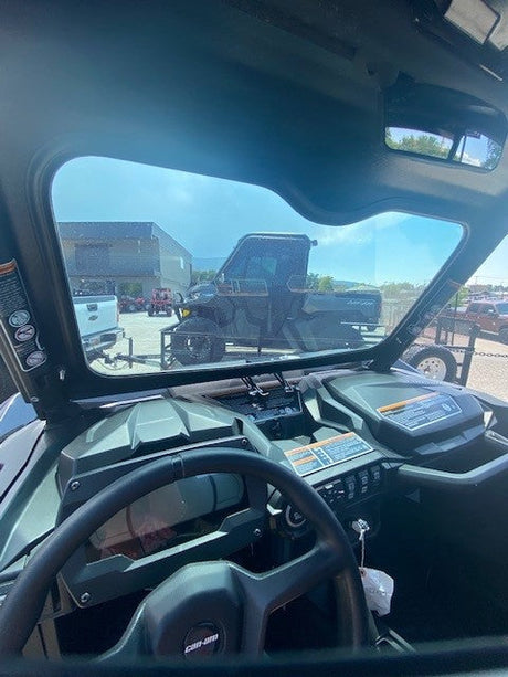 Photo of CANAM COMMANDER FRONT WINDSHIELD 2021+ by Dirt Warrior Accessories - Premium WINDSHIELD for UTVs / Side by Sides