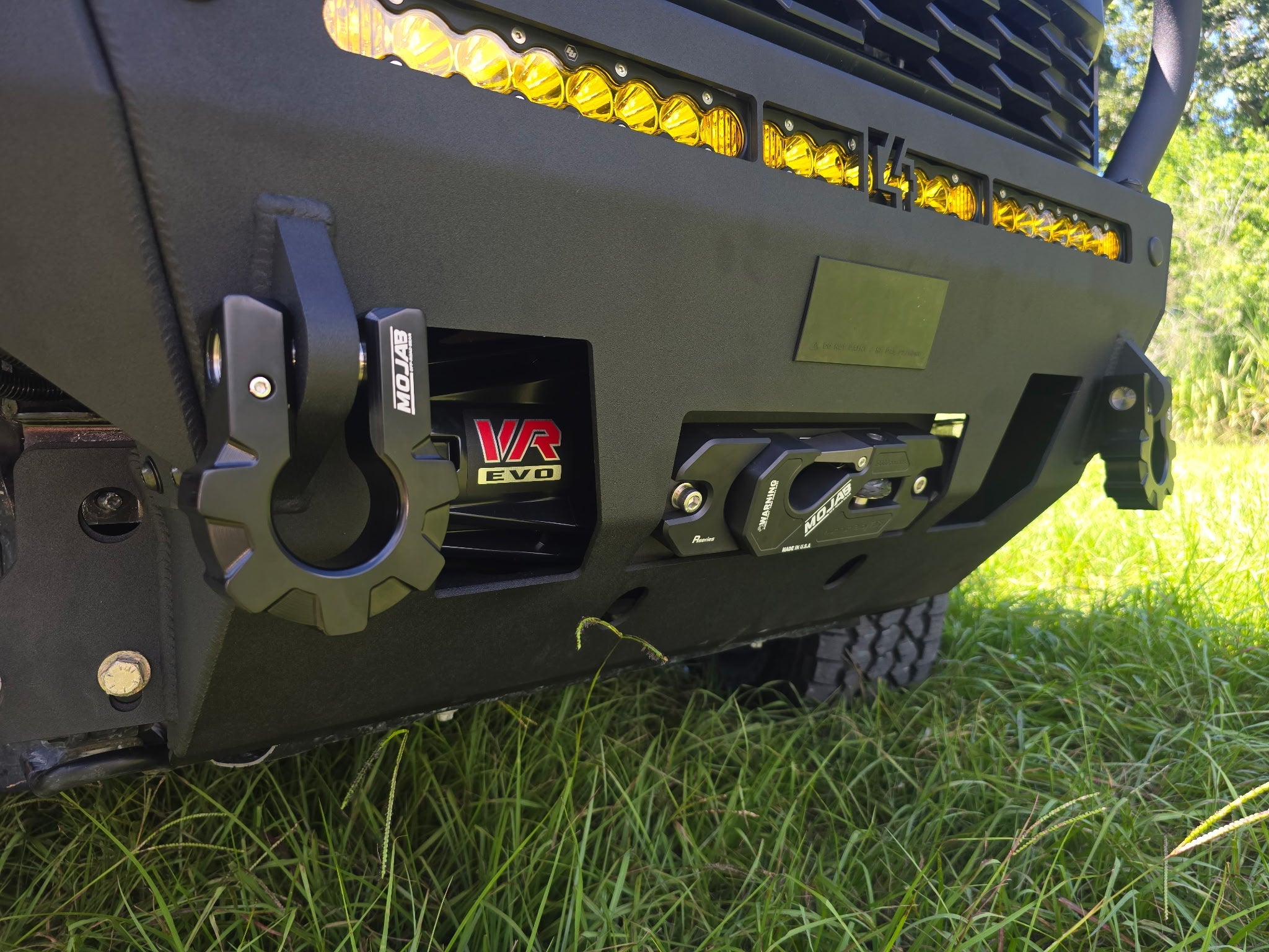 Photo of Aluminum Recessed Winch Shackle with Fairlead Kit, closed latch (LIFE TIME WARRANTY*) by MOJAB OFFROAD - Premium Winches & Winch Mounts for UTVs / Side by Sides