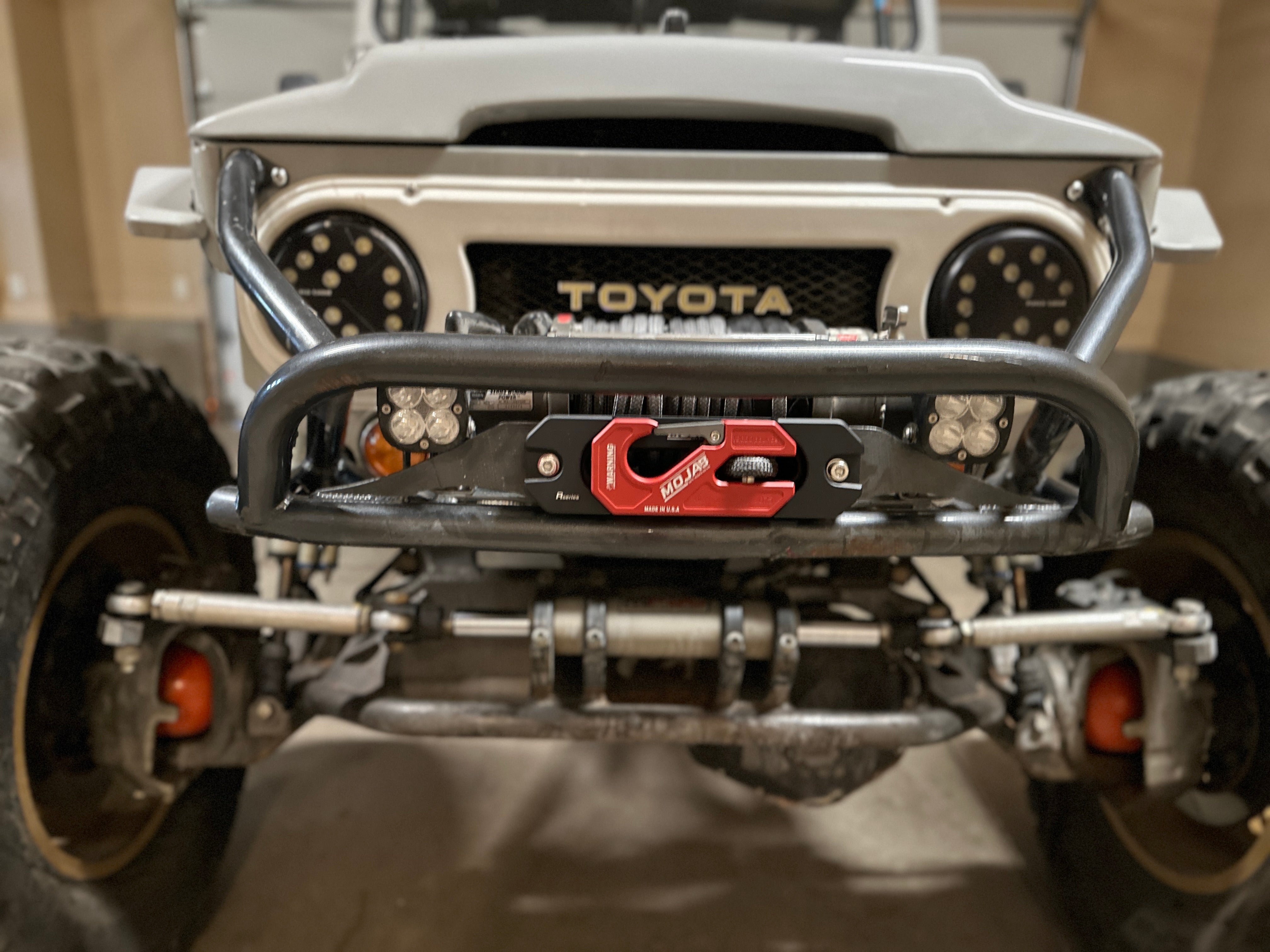 Photo of Aluminum Recessed Winch Shackle with Fairlead Kit, closed latch (LIFE TIME WARRANTY*) by MOJAB OFFROAD - Premium Winches & Winch Mounts for UTVs / Side by Sides