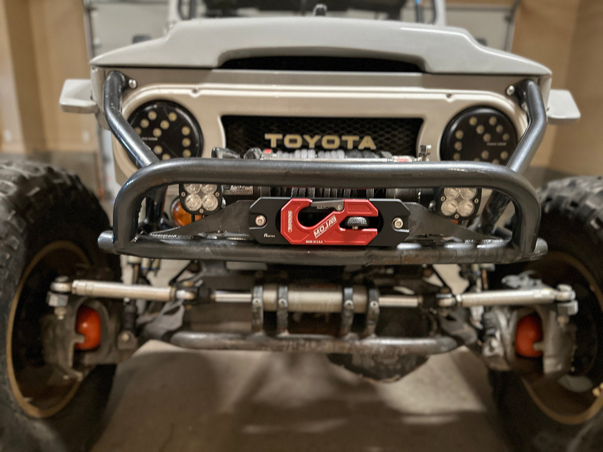 Photo of Aluminum Recessed Winch Shackle with Fairlead Kit, closed latch (LIFE TIME WARRANTY*) by MOJAB OFFROAD - Premium Winches & Winch Mounts for UTVs / Side by Sides