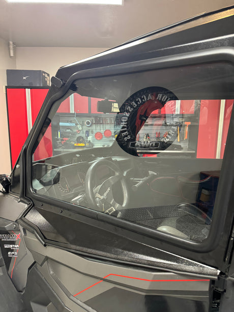 Photo of POLARIS RZR Turbo S 4-SEAT Cab Enclosure "THE VAULT" Upper Side Doors & Panels (Patent Pending) by Dirt Warrior Accessories - Premium VAULT for UTVs / Side by Sides