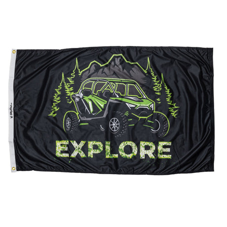 Photo of Explore Flag by Bad Flag Store - Premium Flags for UTVs / Side by Sides