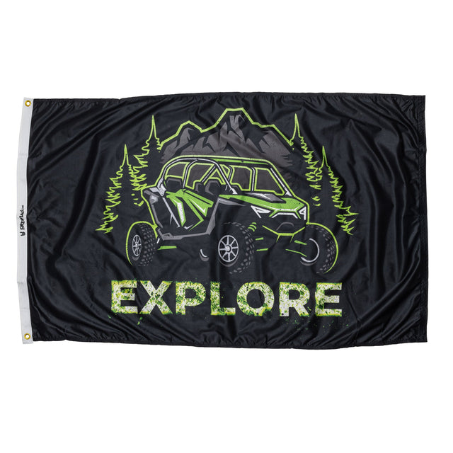 Photo of Explore Flag by Bad Flag Store - Premium Flags for UTVs / Side by Sides