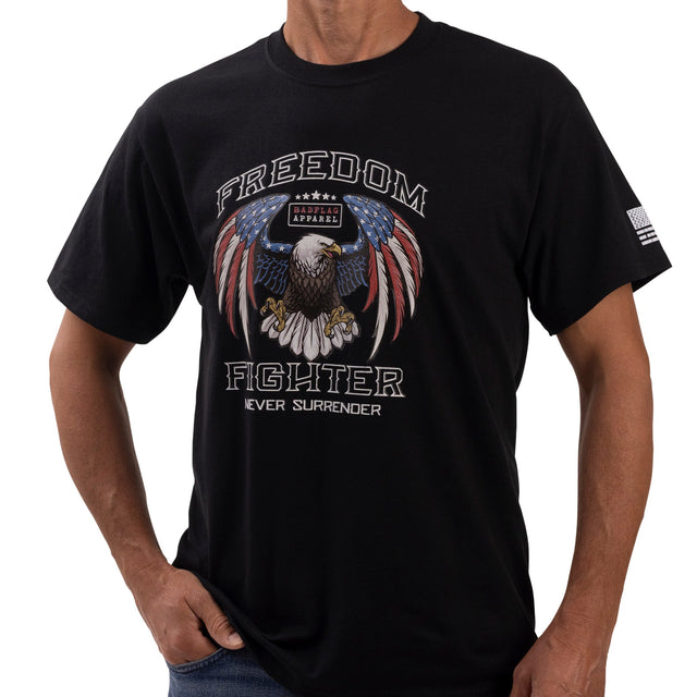 Photo of Freedom Fighter Graphic Tee-black by Bad Flag Store - Premium Limited Edition Shirt for UTVs / Side by Sides