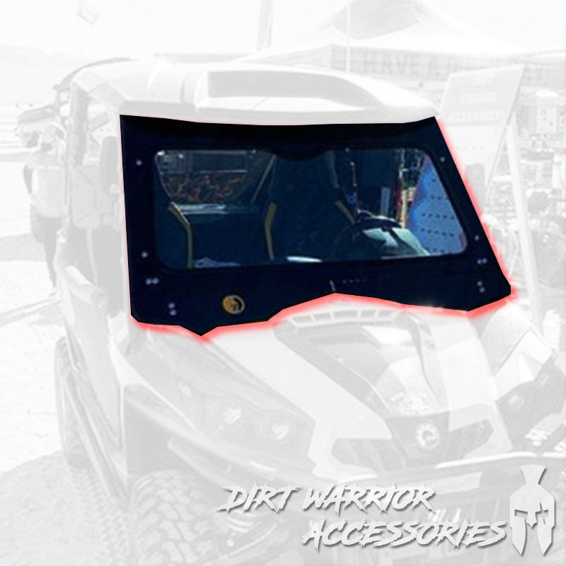 Dirt Warrior Accessories - CanAm Commander Front Windshield 2010-2020