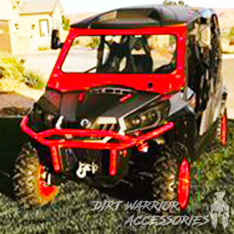 Photo of Dirt Warrior Accessories - CanAm Commander Front Windshield 2010-2020 by Dirt Warrior Accessories - Premium WINDSHIELD for UTVs / Side by Sides