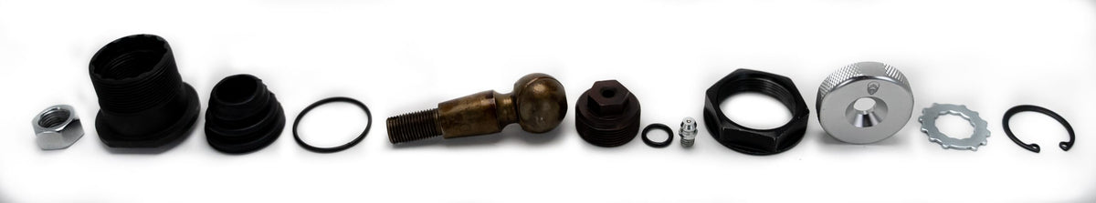Heavy Duty Can-Am Upper Ball Joint - 4340 Chromoly + 300M Steel Stud (Adjustable & Rebuildable)
