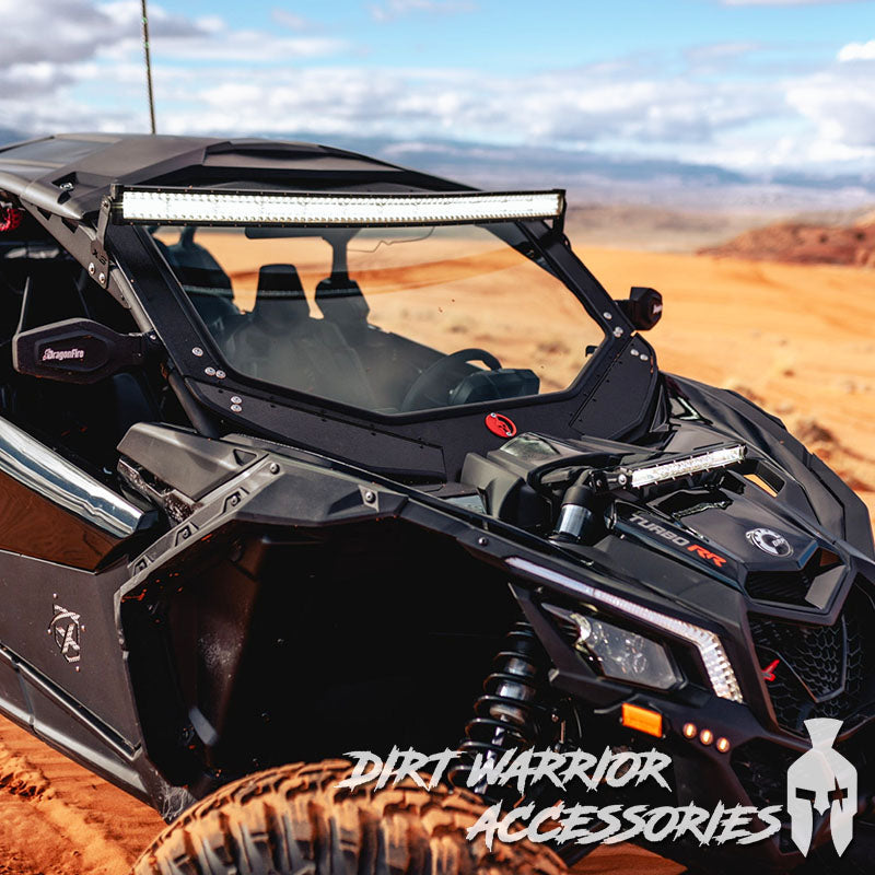 Photo of Dirt Warrior Accessories - CanAm X3 Front Windshield 2016+ by Dirt Warrior Accessories - Premium WINDSHIELD for UTVs / Side by Sides