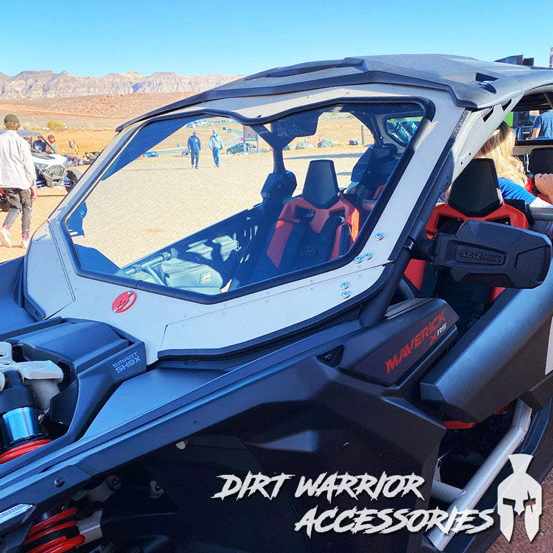 Photo of Dirt Warrior Accessories - CanAm X3 Front Windshield 2016+ by Dirt Warrior Accessories - Premium WINDSHIELD for UTVs / Side by Sides