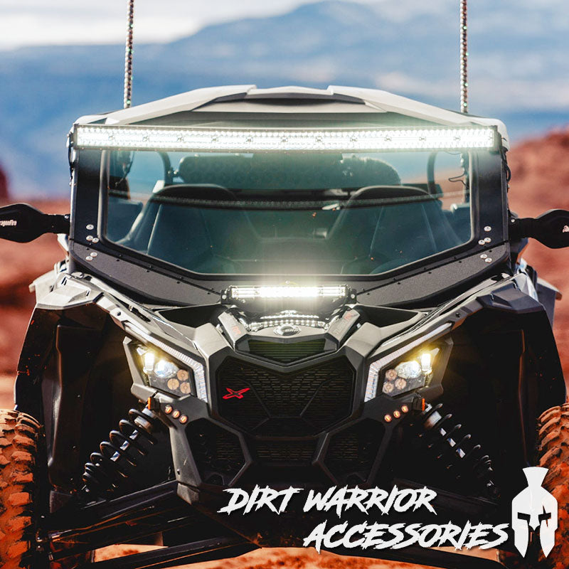 Photo of Dirt Warrior Accessories - CanAm X3 Front Windshield 2016+ by Dirt Warrior Accessories - Premium WINDSHIELD for UTVs / Side by Sides