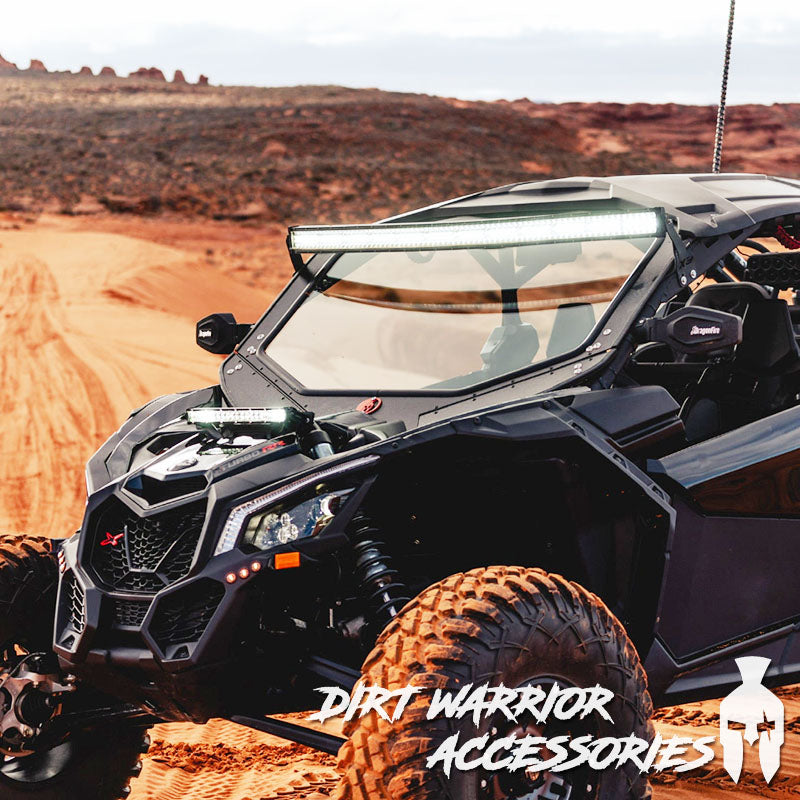 Photo of Dirt Warrior Accessories - CanAm X3 Front Windshield 2016+ by Dirt Warrior Accessories - Premium WINDSHIELD for UTVs / Side by Sides