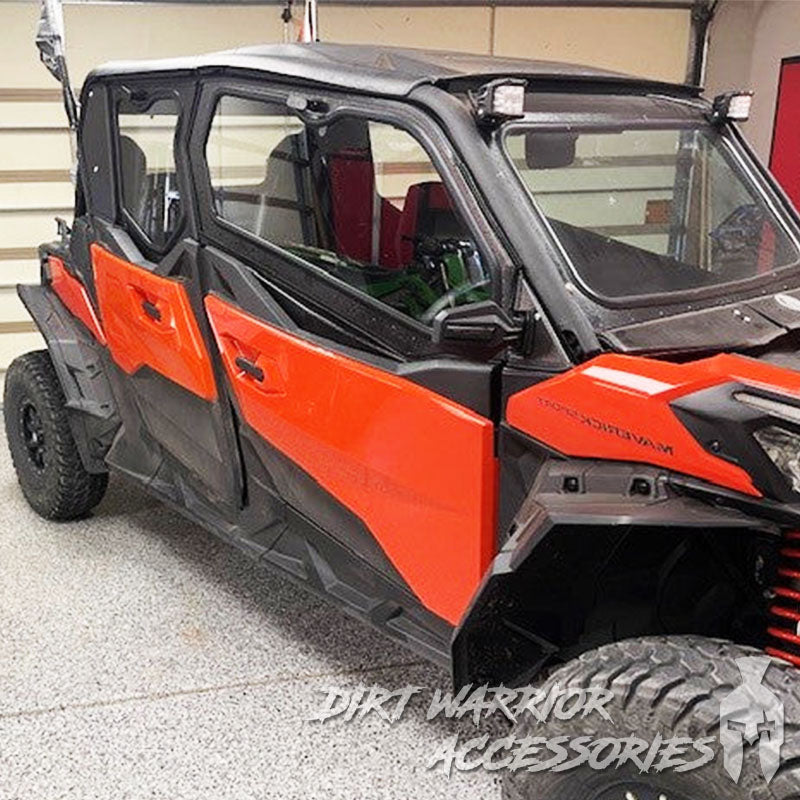 Photo of Dirt Warrior Accessories - CanAm Commander 2021+ 4-Seat Cab Enclosure "THE VAULT" Upper Side Doors & Panels (Patent Pending) by Dirt Warrior Accessories - Premium VAULT for UTVs / Side by Sides