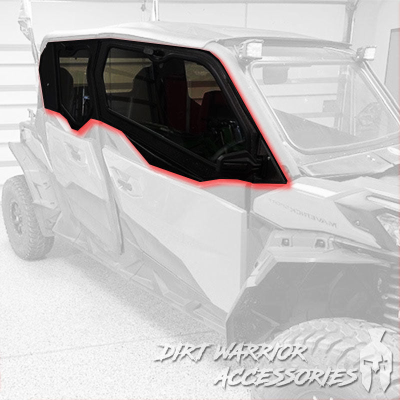 Photo of Dirt Warrior Accessories - CanAm Commander 2021+ 4-Seat Cab Enclosure "THE VAULT" Upper Side Doors & Panels (Patent Pending) by Dirt Warrior Accessories - Premium VAULT for UTVs / Side by Sides