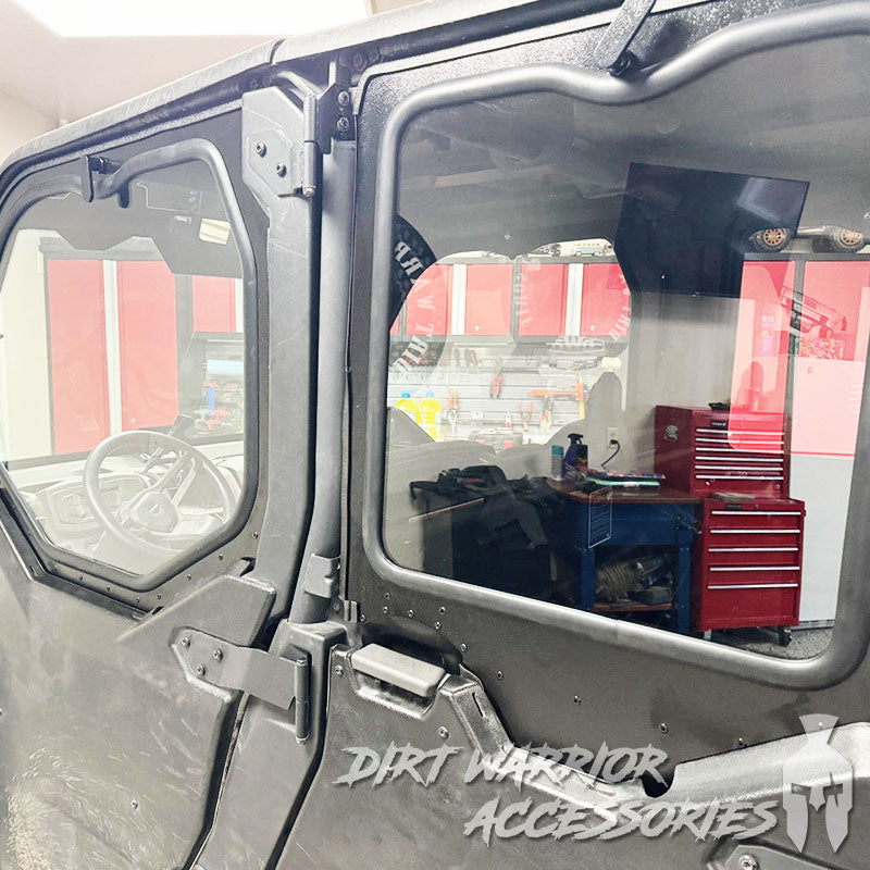 Photo of Dirt Warrior Accessories - CanAm Defender 4-Seat Cab Enclosure "THE VAULT" Upper Side Doors & Panels (patent pending) by Dirt Warrior Accessories - Premium VAULT for UTVs / Side by Sides