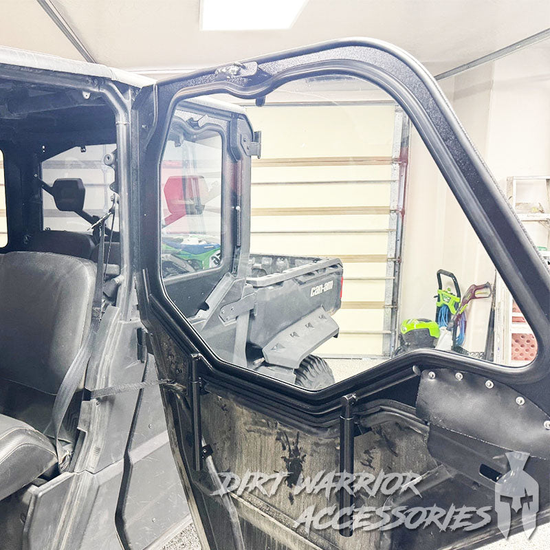 Photo of Dirt Warrior Accessories - CanAm Defender 4-Seat Cab Enclosure "THE VAULT" Upper Side Doors & Panels (patent pending) by Dirt Warrior Accessories - Premium VAULT for UTVs / Side by Sides