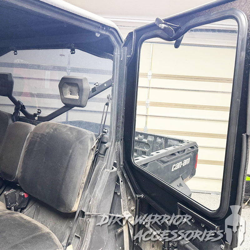 Photo of Dirt Warrior Accessories - CanAm Defender 4-Seat Cab Enclosure "THE VAULT" Upper Side Doors & Panels (patent pending) by Dirt Warrior Accessories - Premium VAULT for UTVs / Side by Sides