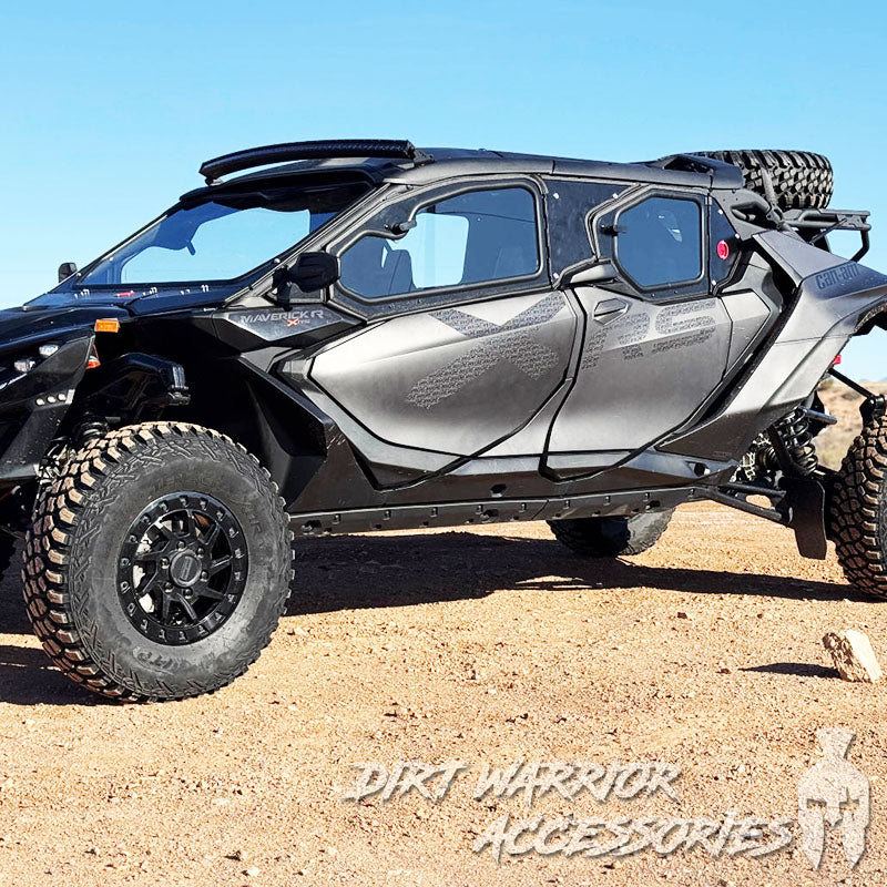 Dirt Warrior Accessories - CanAm MAV R 4-Seat Cab Enclosure "THE VAULT" Upper Side Doors & Panels (patent pending)