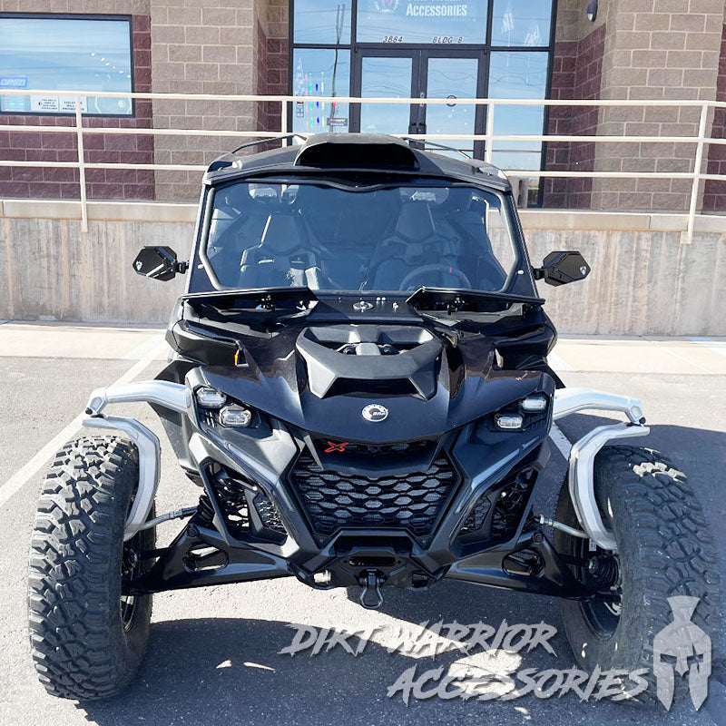 Photo of Dirt Warrior Accessories - CanAm MAV R Front Windshield 2024+ by Dirt Warrior Accessories - Premium WINDSHIELD for UTVs / Side by Sides