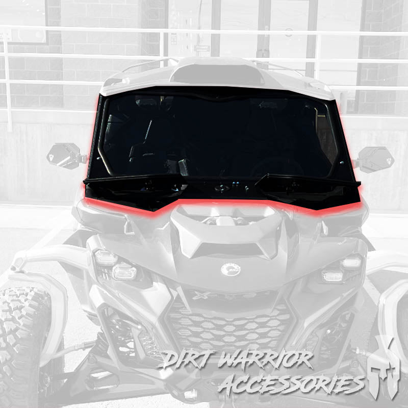 Photo of Dirt Warrior Accessories - CanAm MAV R Front Windshield 2024+ by Dirt Warrior Accessories - Premium WINDSHIELD for UTVs / Side by Sides