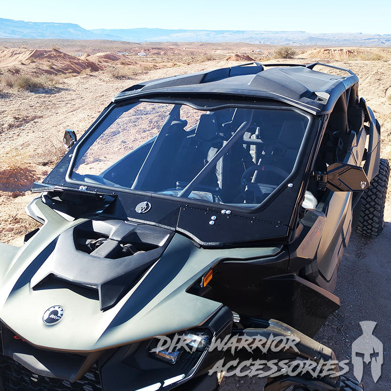 Photo of Dirt Warrior Accessories - CanAm Maverick R MAX X RC Front Windshield 2026+ by Dirt Warrior Accessories - Premium WINDSHIELD for UTVs / Side by Sides