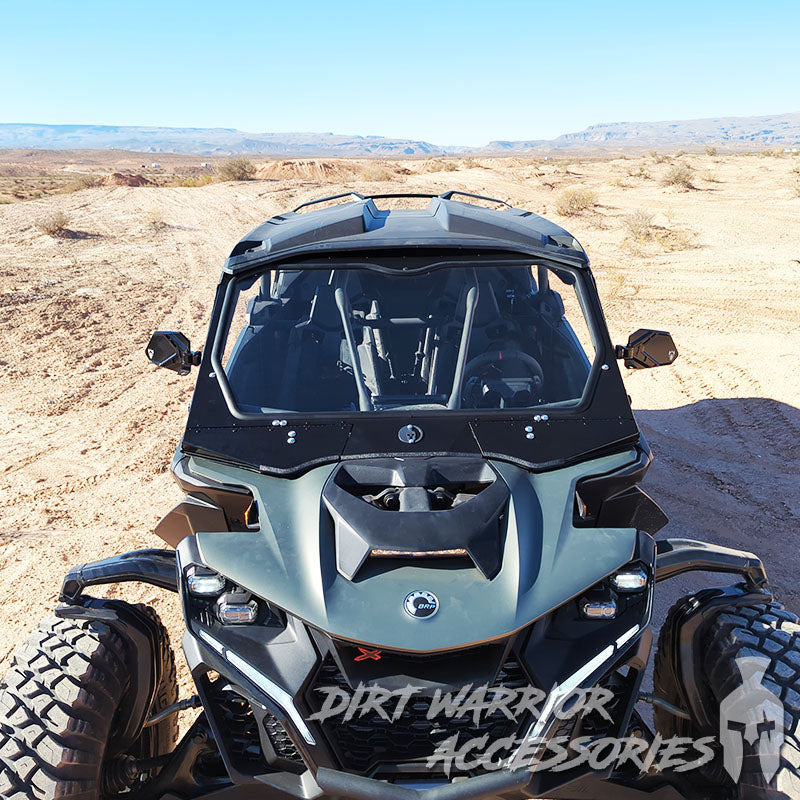 Photo of Dirt Warrior Accessories - CanAm Maverick R MAX X RC Front Windshield 2026+ by Dirt Warrior Accessories - Premium WINDSHIELD for UTVs / Side by Sides