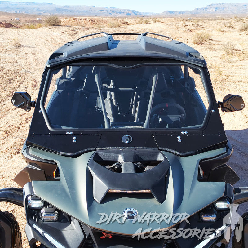 Photo of Dirt Warrior Accessories - CanAm Maverick R MAX X RC Front Windshield 2026+ by Dirt Warrior Accessories - Premium WINDSHIELD for UTVs / Side by Sides