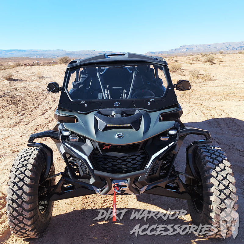 Photo of Dirt Warrior Accessories - CanAm Maverick R MAX X RC Front Windshield 2026+ by Dirt Warrior Accessories - Premium WINDSHIELD for UTVs / Side by Sides