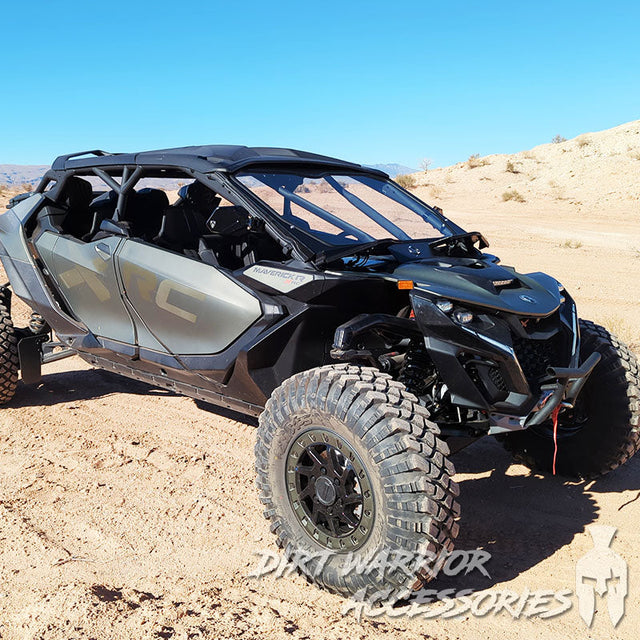 Photo of Dirt Warrior Accessories - CanAm Maverick R MAX X RC Front Windshield 2026+ by Dirt Warrior Accessories - Premium WINDSHIELD for UTVs / Side by Sides