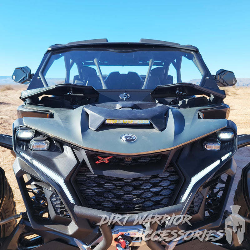 Photo of Dirt Warrior Accessories - CanAm Maverick R MAX X RC Front Windshield 2026+ by Dirt Warrior Accessories - Premium WINDSHIELD for UTVs / Side by Sides