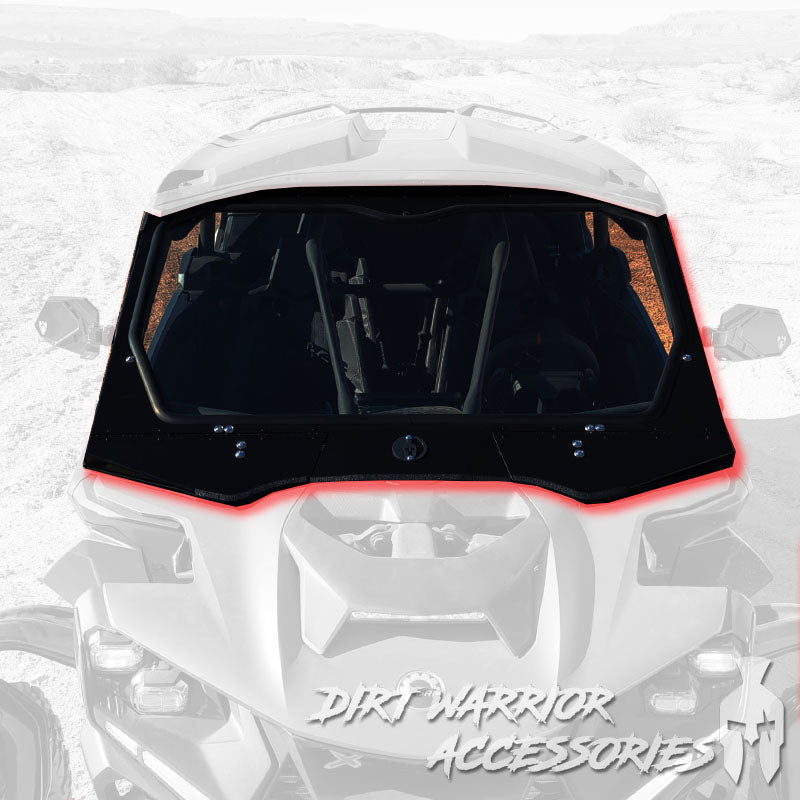 Photo of Dirt Warrior Accessories - CanAm Maverick R MAX X RC Front Windshield 2026+ by Dirt Warrior Accessories - Premium WINDSHIELD for UTVs / Side by Sides