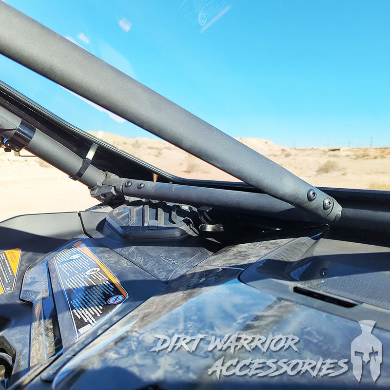 Photo of Dirt Warrior Accessories - CanAm Maverick R MAX X RC Front Windshield 2026+ by Dirt Warrior Accessories - Premium WINDSHIELD for UTVs / Side by Sides
