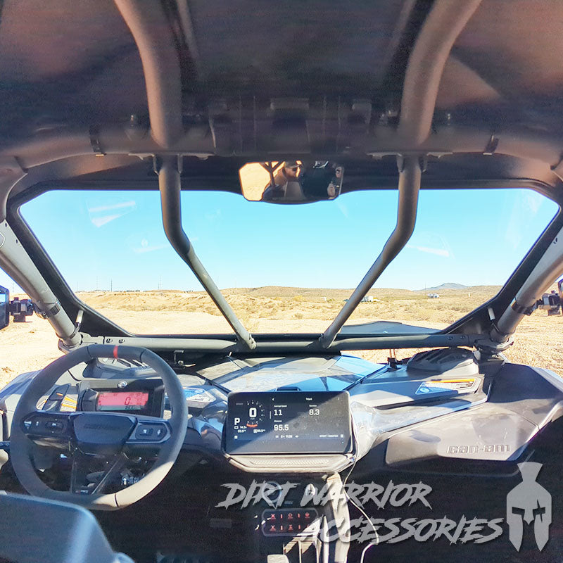 Photo of Dirt Warrior Accessories - CanAm Maverick R MAX X RC Front Windshield 2026+ by Dirt Warrior Accessories - Premium WINDSHIELD for UTVs / Side by Sides