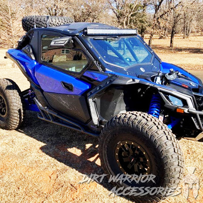 Photo of Dirt Warrior Accessories - CanAm X3 2-Seat Cab Enclosure "THE VAULT" Upper Side Doors & Panels (Patent Pending) by Dirt Warrior Accessories - Premium VAULT for UTVs / Side by Sides
