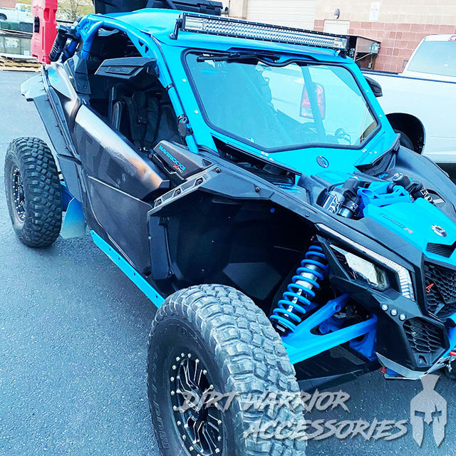 Photo of Dirt Warrior Accessories - CanAm X3 RC Front Windshield 2018+ by Dirt Warrior Accessories - Premium WINDSHIELD for UTVs / Side by Sides