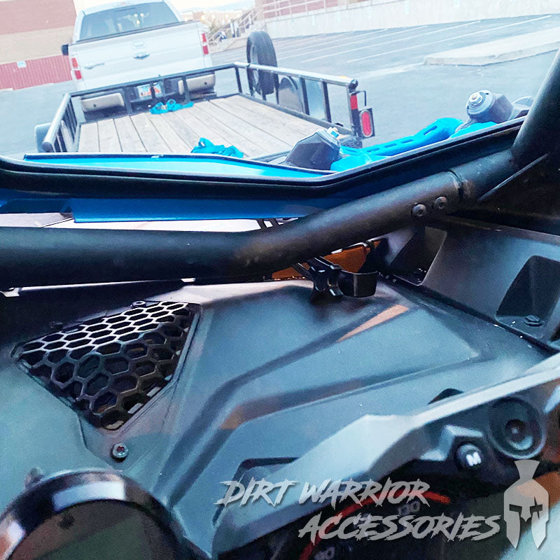 Photo of Dirt Warrior Accessories - CanAm X3 RC Front Windshield 2018+ by Dirt Warrior Accessories - Premium WINDSHIELD for UTVs / Side by Sides