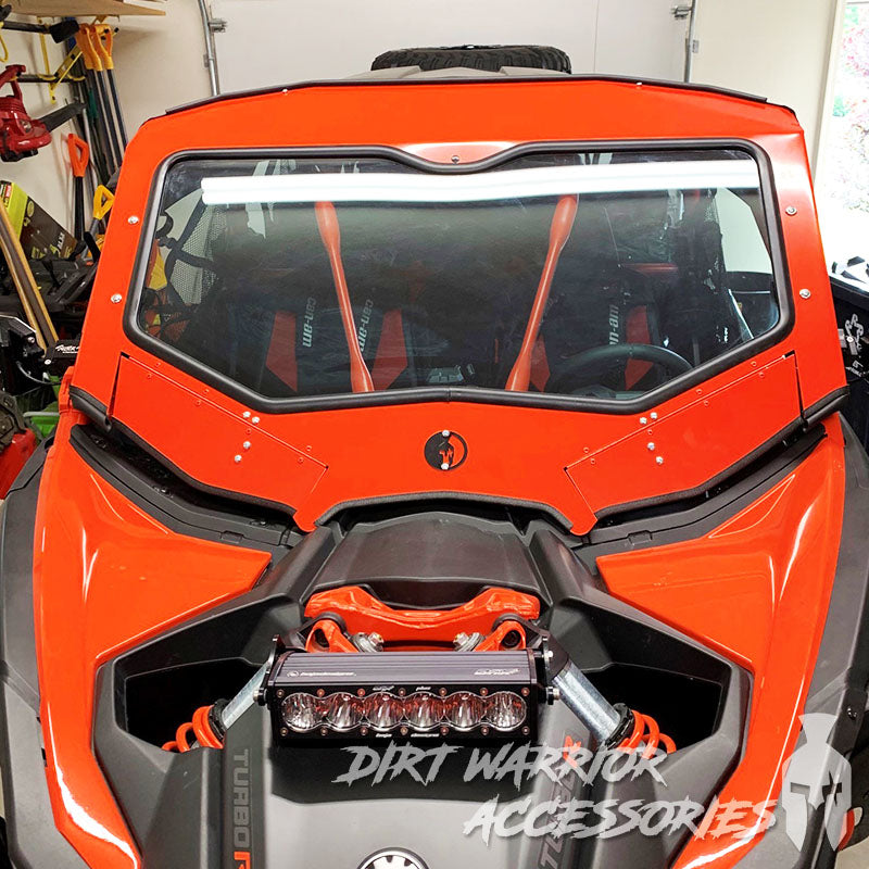 Photo of Dirt Warrior Accessories - CanAm X3 RC Front Windshield 2018+ by Dirt Warrior Accessories - Premium WINDSHIELD for UTVs / Side by Sides